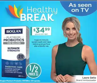 Chemist Warehouse Bioglan Platinum Probiotics 100 Billion offer