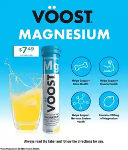 Chemist Warehouse Voost Magnesium offer