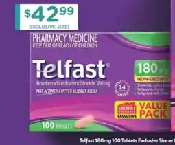 Chemist Warehouse Telfast 180mg offer