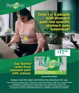 Chemist Warehouse Buscopan 10mg offer