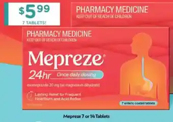 Chemist Warehouse Mepreze offer