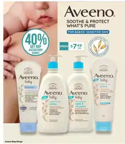 Chemist Warehouse Aveeno Baby Range offer