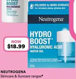 Priceline Neutrogena Skincare & Suncare ranges offer