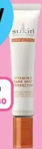 Priceline Sukin vitaminc dark spot corrector offer