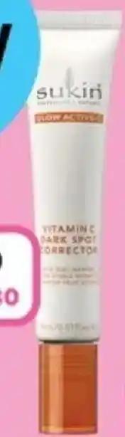 Priceline Sukin vitaminc dark spot corrector offer