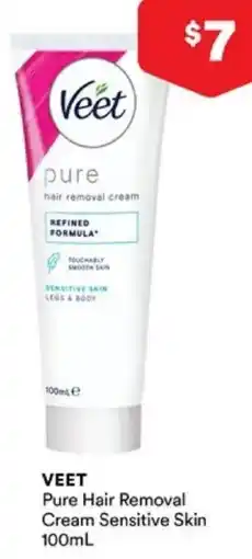 Priceline Pure Hair Removal Cream Sensitive Skin offer