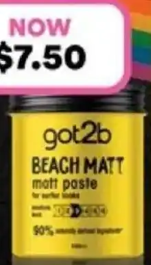 Priceline Got2b beach matt offer