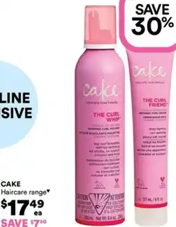 Priceline CAKE Haircare range offer