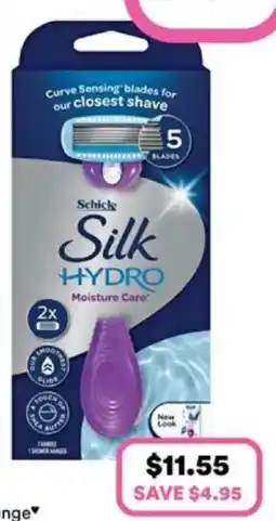 Priceline Schick silk hydro offer