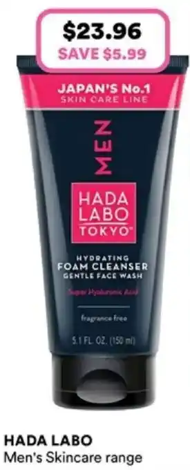 Priceline Hada labo Men's Skincare range offer