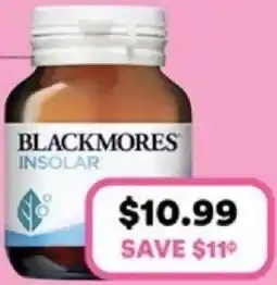 Priceline Blackmores insolar offer