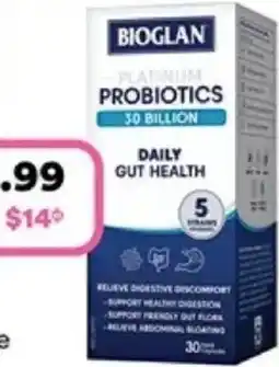 Priceline Platinum probiotics offer