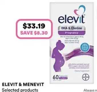 Priceline Elevit & menevit offer