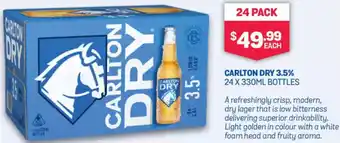 Bottlemart Carlton dry offer