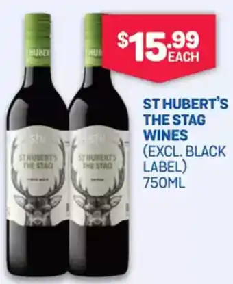 Bottlemart St buberts the stag wines offer