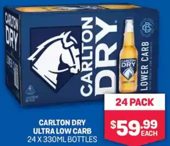 Bottlemart Carlton dry lower carb offer