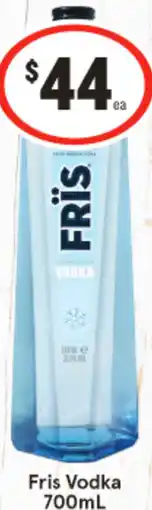 IGA Liquor Fris Vodka offer