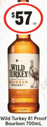 IGA Liquor Wild Turkey 81 Proof Bourbon offer