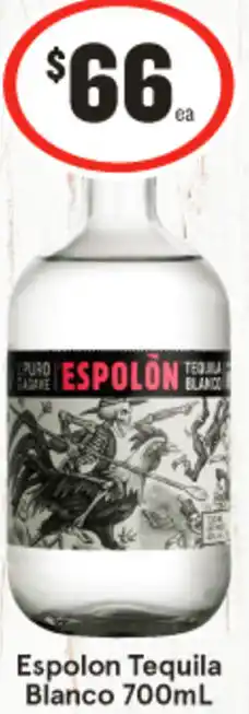 IGA Liquor Espolon Tequila Blanco offer