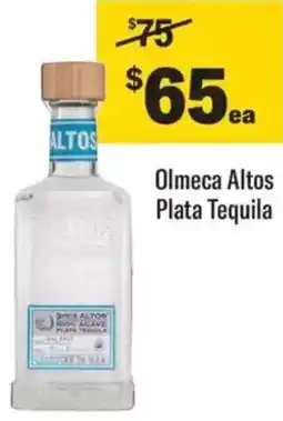 Liquorland Olmeca Altos Plata Tequila offer