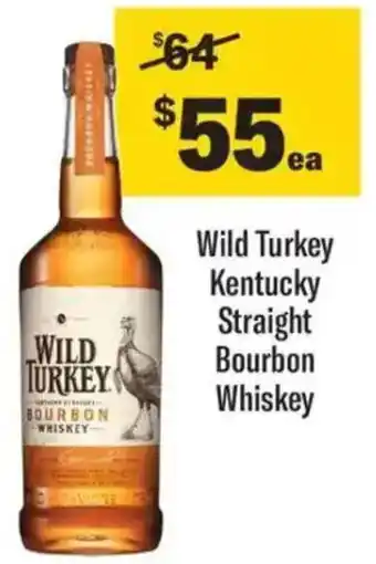 Liquorland Wild Turkey Kentucky Straight Bourbon offer