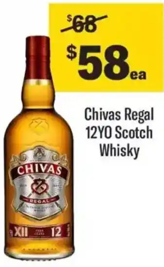 Liquorland Chivas Regal 12YO Scotch offer