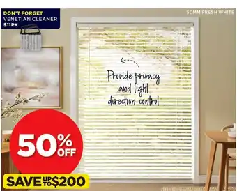 Spotlight Timber Venetian Blinds  120  x 137 cm offer