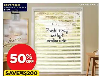 Spotlight Timber Venetian Blinds  240  x 137 cm offer