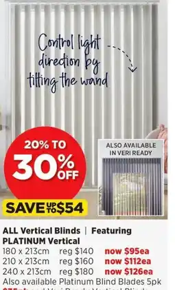 Spotlight Vertical Blinds 210 x 213 cm offer