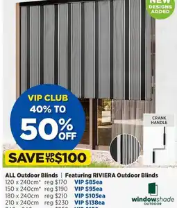 Spotlight Patio Blinds offer