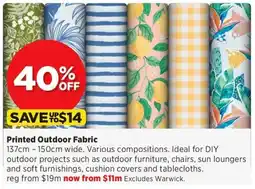 Spotlight Printed Outdoor Fabric offer