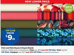 Spotlight Print and Plain Rayon & Rayon Blends Designer offer