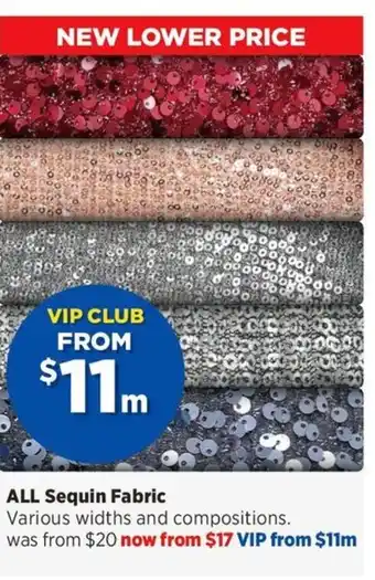 Spotlight ALL Sequin Fabric offer