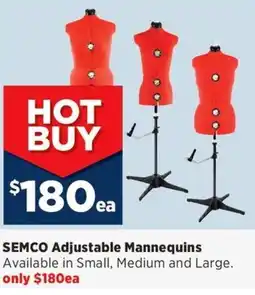 Spotlight SEMCO Adjustable Mannequins offer