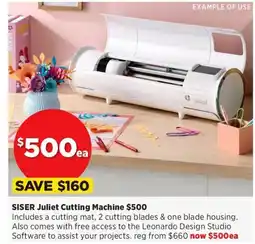 Spotlight SISER Juliet Cutting Machine offer