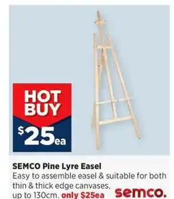 Spotlight SEMCO Pine Lyre Easel offer