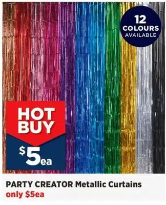 Spotlight PARTY CREATOR Metallic Curtains offer