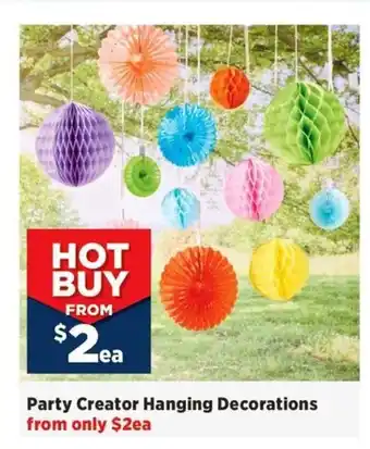 Spotlight Party Creator Hanging Decorations offer