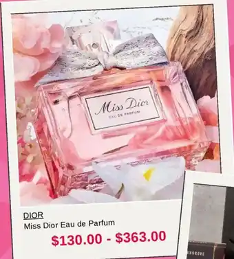 Myer Miss Dior Eau de Parfum offer