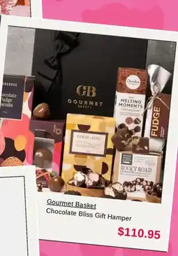 Myer Gourmet Basket Chocolate Bliss Gift Hamper offer