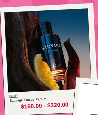 Myer Sauvage Eau de Parfum offer