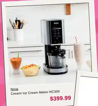 Myer Ninja Creami Ice Cream Maker NC300 offer