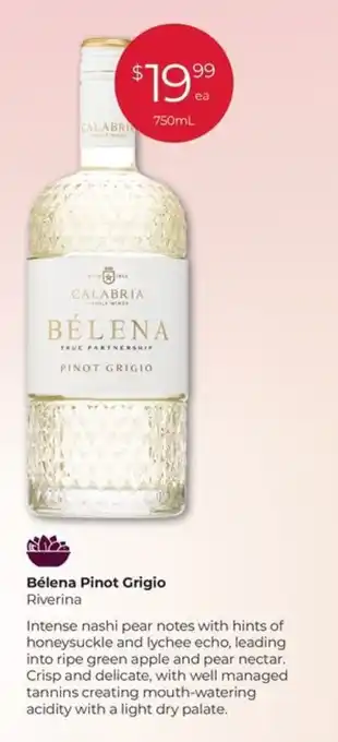 Porters Bélena Pinot Grigio Riverina offer