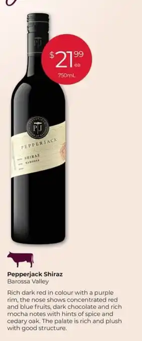 Porters Pepperjack Shiraz Barossa Valley offer