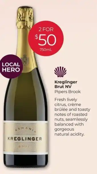 Porters Kreglinger Brut NV Pipers Brook offer