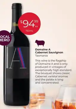 Porters Domaine A Cabernet Sauvignon Tasmania offer