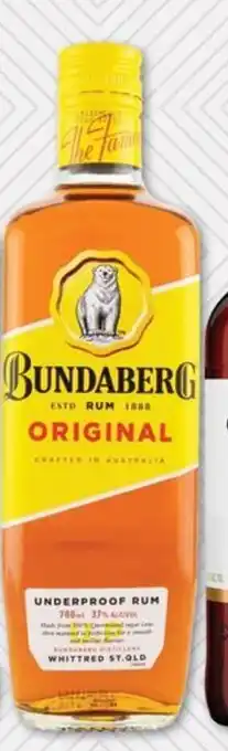 Porters Bundaberg UP Rum offer