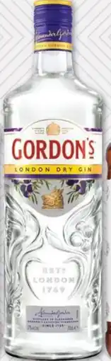 Porters Gordon's London Dry Gin offer