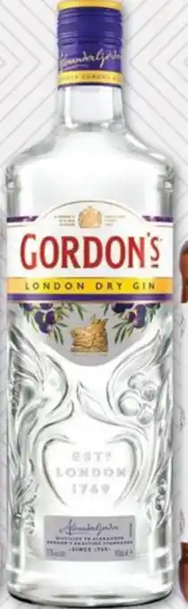 Porters Gordon's London Dry Gin offer