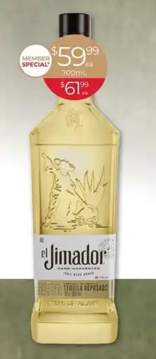 Porters El Jimador Reposado Tequila offer